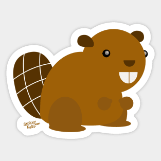 Canada Beaver Sticker